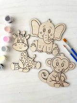 Wooden Cutout Paint Kit