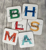 Personalised Name Coasters