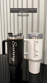 Black Personalised Tumbler