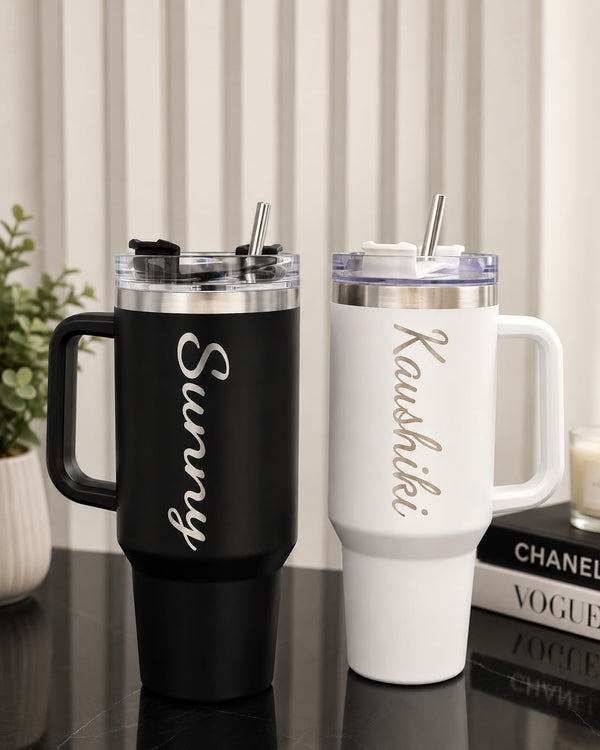 Black Personalised Tumbler